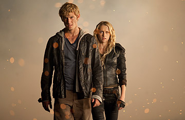 John aka Number Four (Alex Pettyfer) and Number Six (Teresa Palmer) narrowly escape the wrath of their enemies in the suspense thriller I Am Number Four