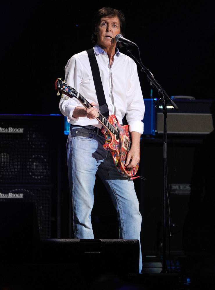 Sir Paul McCartney performs