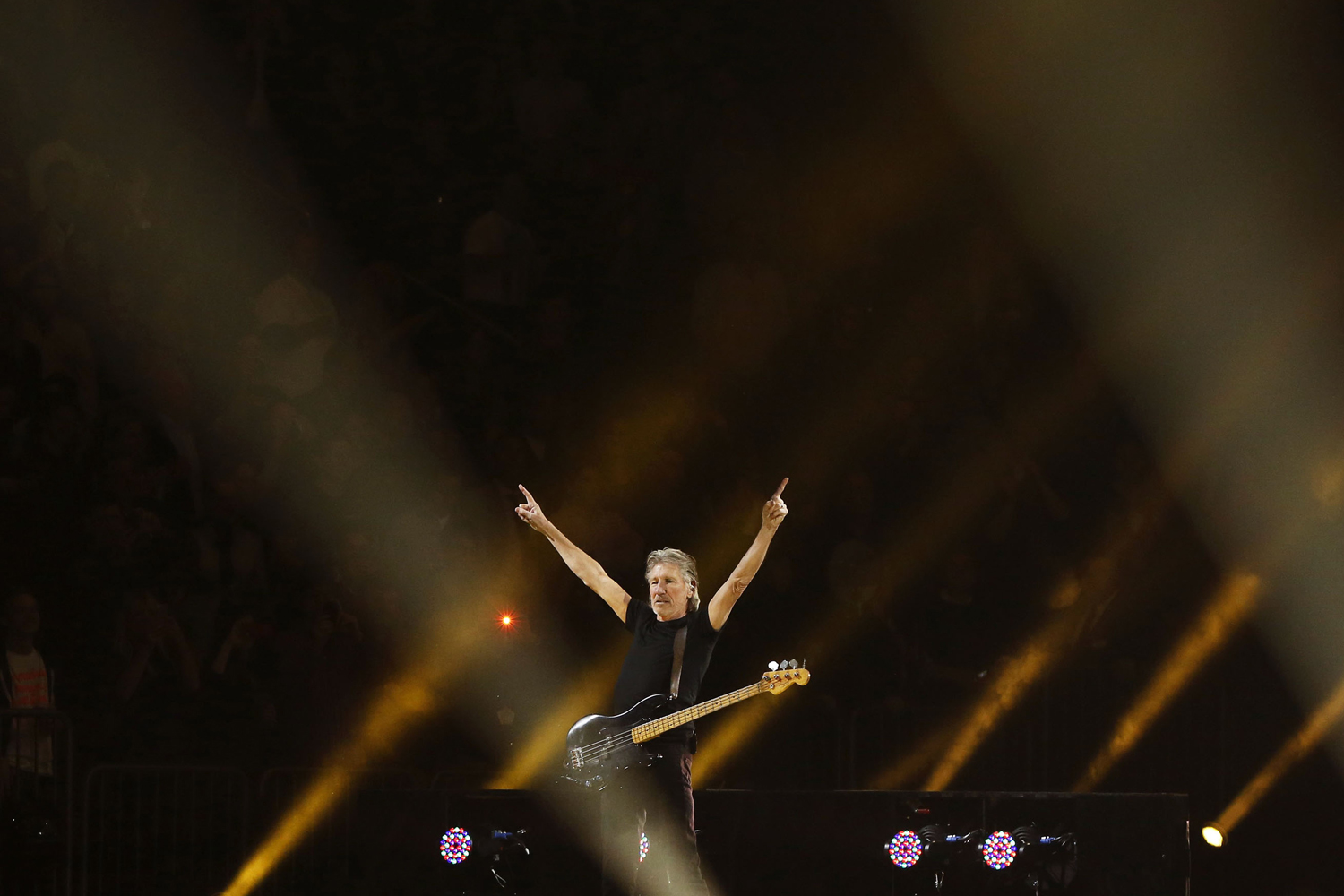 Roger Waters performs during the "12-12-12" benefit concert for victims of Superstorm Sandy at Madison Square Garden in New York