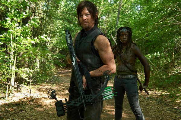 Daryl Dixon (Norman Reedus) and Michonne (Danai Gurira) - The Walking Dead - Season 4 _ Gallery - Photo Credit: Frank Ockenfels 3/AMC
