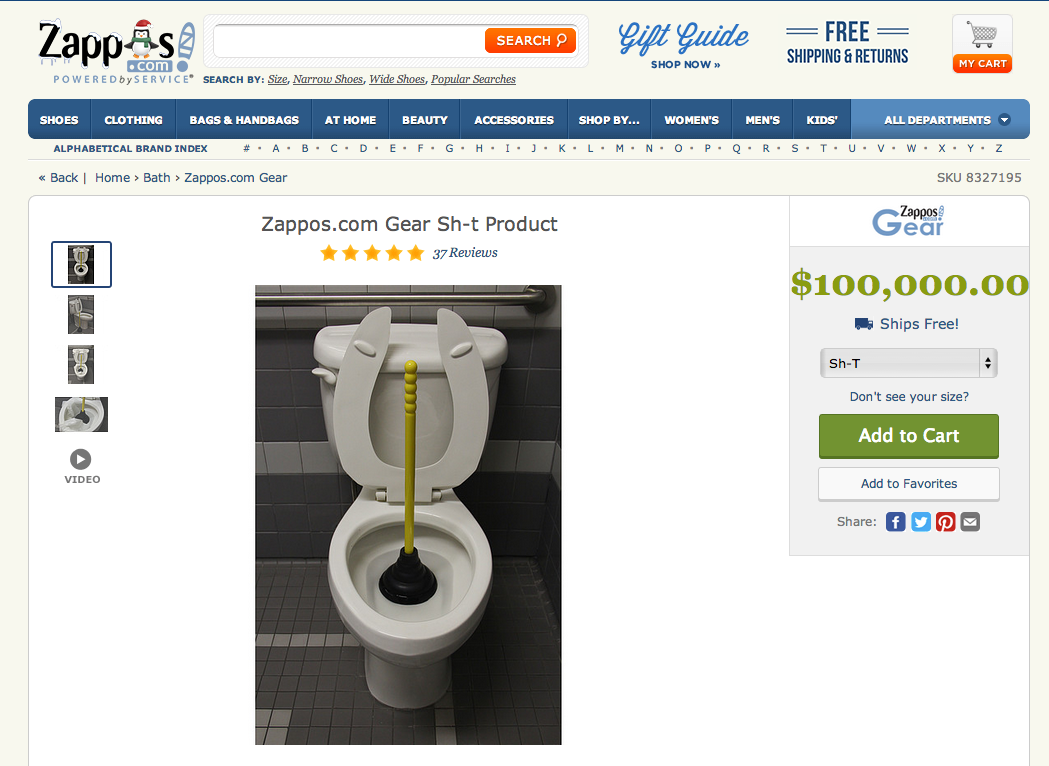 Kanye West Zappos Feud: Shoe Retailer Sells $100,000 Toilet