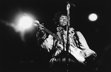 Jimi Hendrix at the Monterey Pop Festival — 1967
