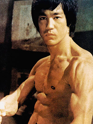 bruce lee shirtless