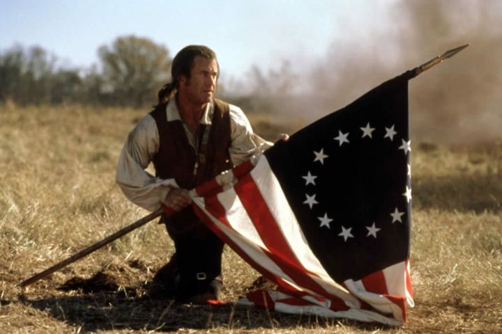 The Patriot, historically inaccurate movies