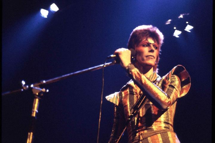 1935: 'BOWIE AND THE SPIDERS FROM MARS' LAST STAND : HIS MASTER VOICE' /  'david bowie with the spiders from mars – london * July 3 , 1973′ :WRMB  306