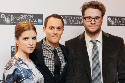 Anna Kendrick, Will Reiser and Seth Rogen at the 2011 BFI London Film Festival