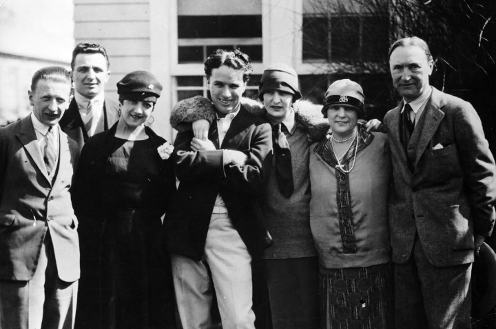 Chaplin and His Music Hall Pals