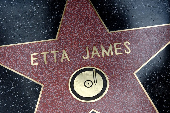 Etta James on the Walk of Fame