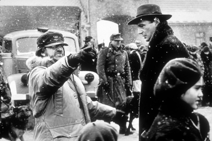 Spielberg and Neeson, Schindler's List