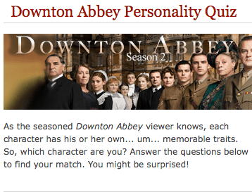 Downton Quiz