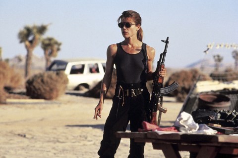 Linda Hamilton in Terminator 2: Judgment Day