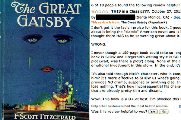 book report on the great gatsby