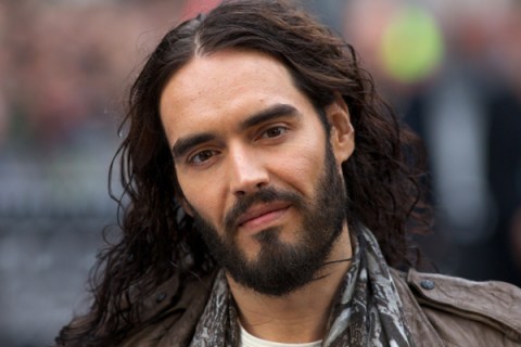 British actor Russell Brand arrives for