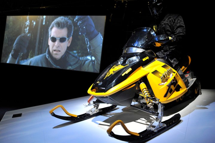 A snow mobile used in <i>The World is Not Enough</i>