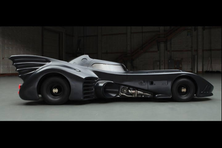 The revamped Batmobile in Batman Returns