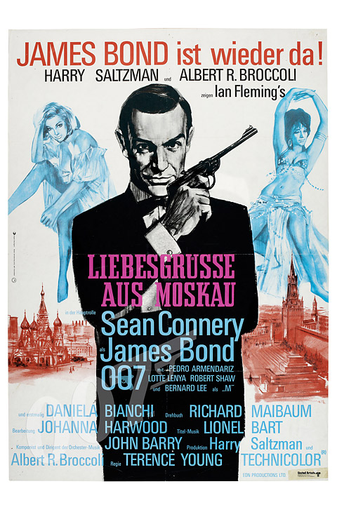 From Russia With Love (1963) | James Bond Movie Posters From Around The ...