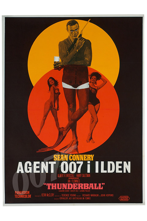 Thunderball 1965 James Bond Movie Posters From Around The World 