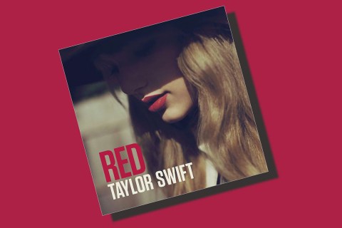 Taylor Swift's album titled 'Red'