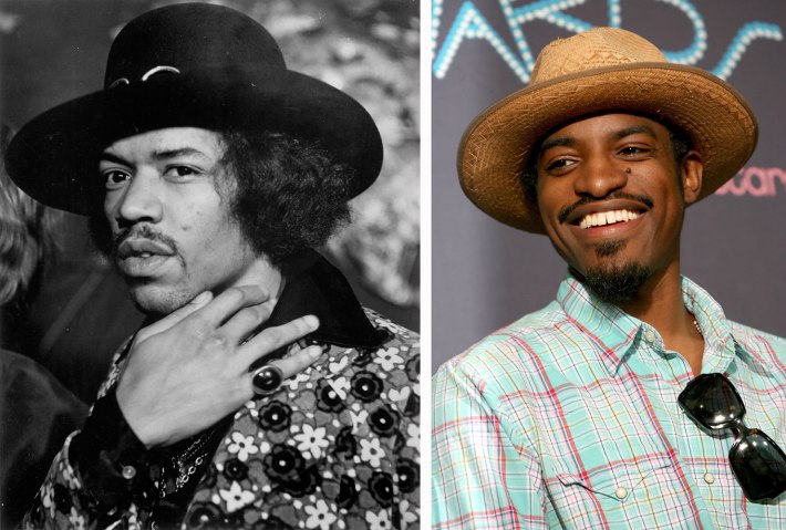 Jimi Hendrix and Andre Benjamin
