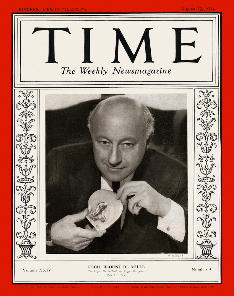 Cecil B. DeMille | 90 Years Of TIME Cover Stars: The Celebrities Who ...