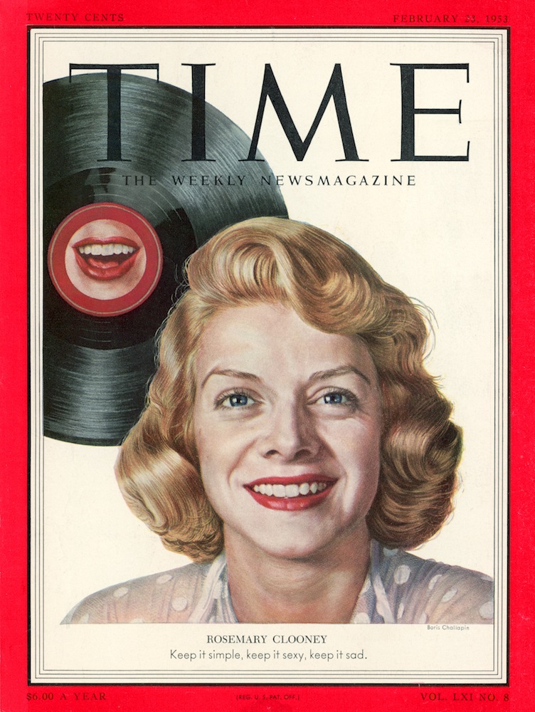Rosemary Clooney 90 Years of TIME Cover Stars The Celebrities Who