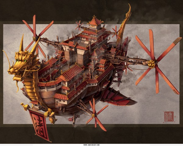 Steampunk Image: Imperial Airship