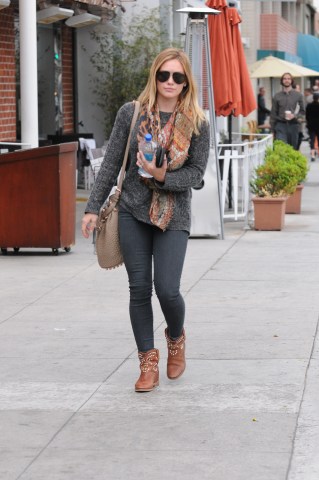 Hilary Duff on April 25, 2013 in Los Angeles, Calif.