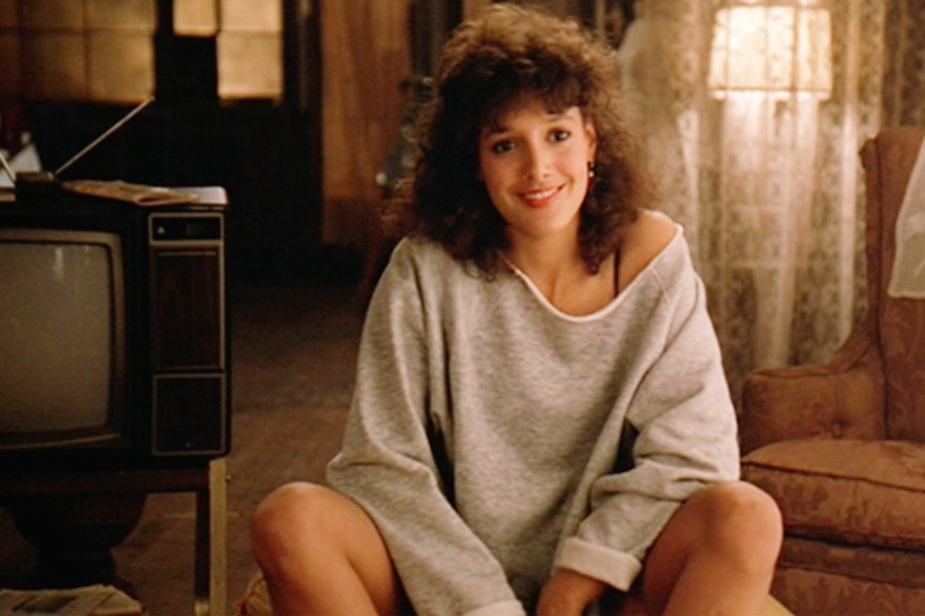 Flashdance off the shoulder sweatshirt on sale