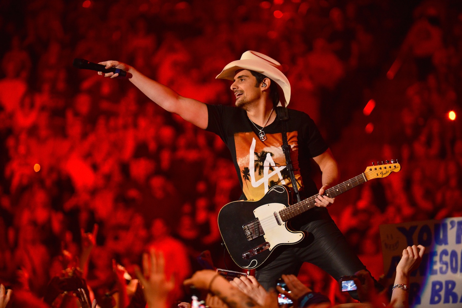 Brad Paisley  My favorite picture from last night  Facebook