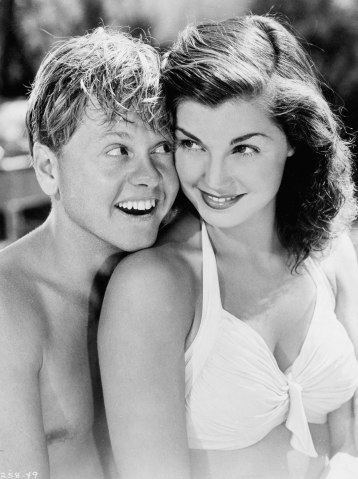 Mickey Rooney and Esther Williams