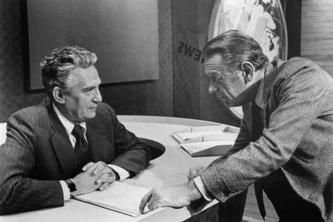 Peter Finch And William Holden In 'Network'