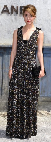 Rose Byrne at the Chanel show as part of Paris Fashion Week Haute-Couture Fall/Winter 2013-2014 at Grand Palais in Paris, on July 2, 2013.