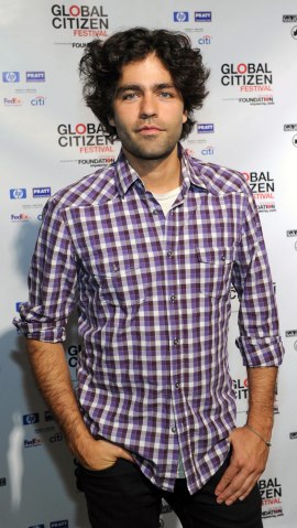 Adrian Grenier attends The Global Poverty Project 2013 Global Citizen Festival Press Conference in New York City, on July 11, 2013.