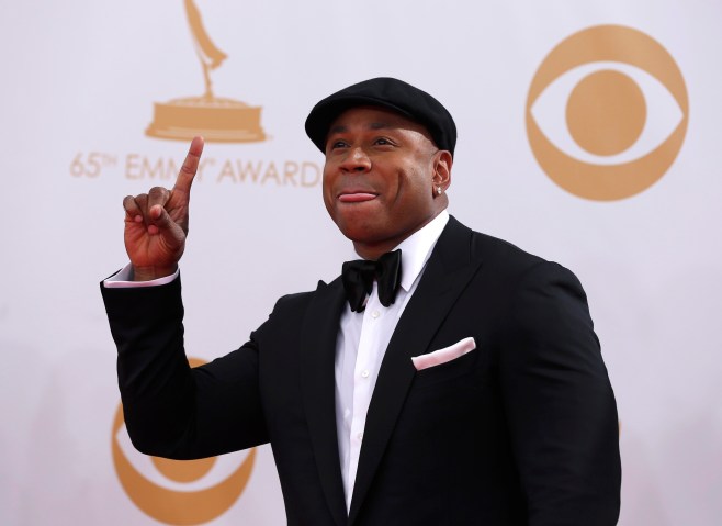 Actor LL Cool J arrives at the 65th Primetime Emmy Awards in Los Angeles