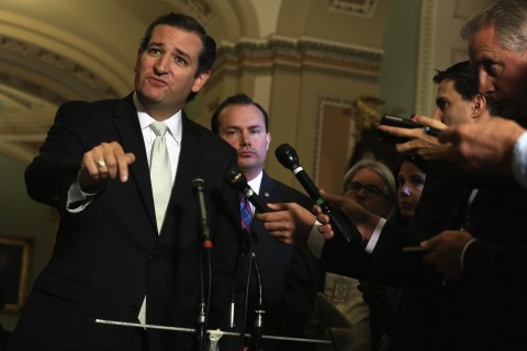 Ted Cruz / US Senate Votes On House Spending Bill