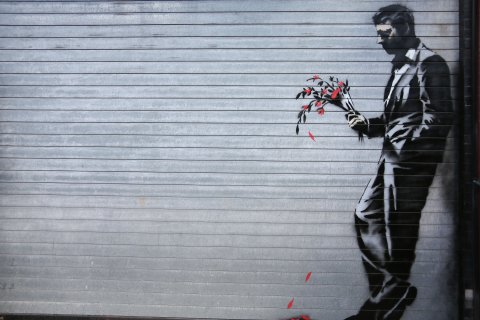 Banksy's New Piece Is On The Hell's Kitchen Hustler Club