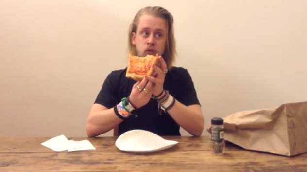 Macaulay Culkin Eats Pizza And We Have Questions Time Com