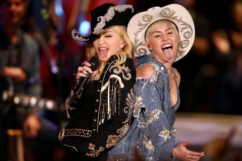 Miley Cyrus Madonna MTV Unplugged