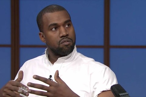 Kanye West on Seth Meyers on “Late Night”