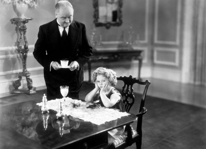 Shirley Temple in a scene from the film 'Poor Little Rich Girl', directed by Irving Cummings for 20th Century Fox, in 1936.