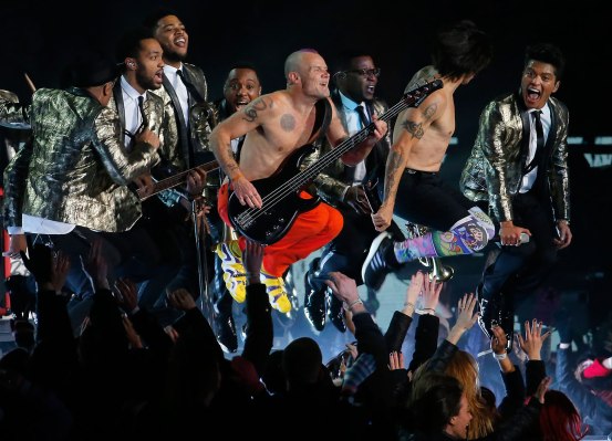 bruno mars chili peppers super bowl